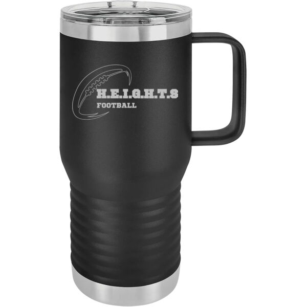 Heights Footabll - Premium Polar Camel 20oz Travel Mug Thumbnail