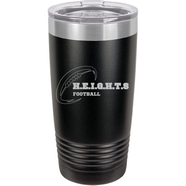 Heights Footabll - Premium Polar Camel Ringneck 20 oz. Tumbler Thumbnail