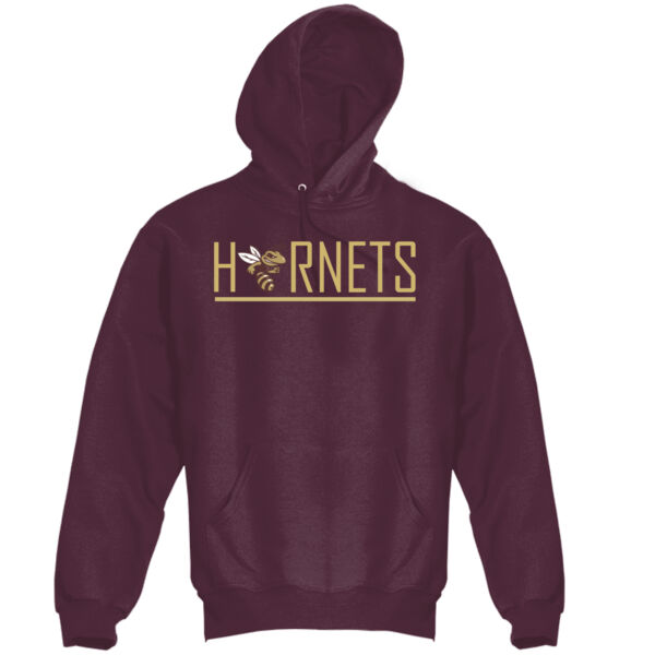 Hornets Soccer 2 - Super Heavyweight Pullover Hooded Sweatshirt Thumbnail