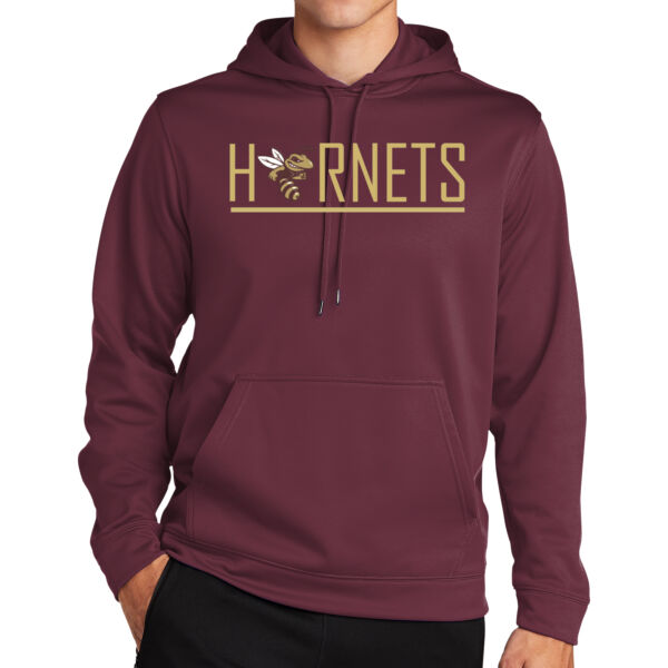Hornets Soccer 2 - Sport Wick ® Fleece Hooded Pullover Thumbnail