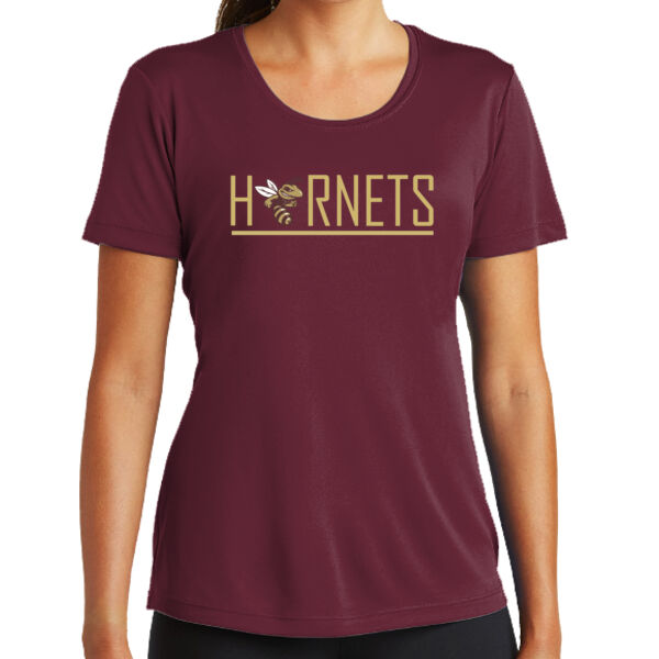 Hornets Soccer 2 - Ladies 100% Poly T-Shirt Thumbnail