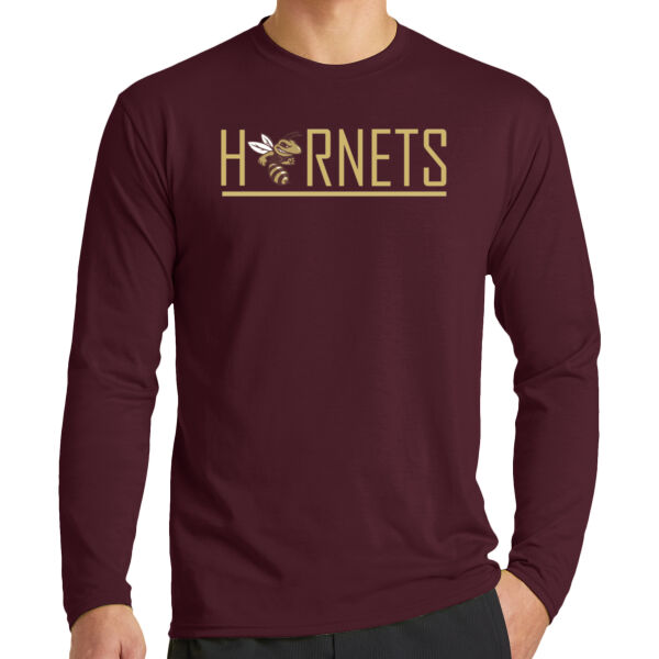 Hornets Soccer 2 - Long Sleeve Performance Blend Tee Thumbnail
