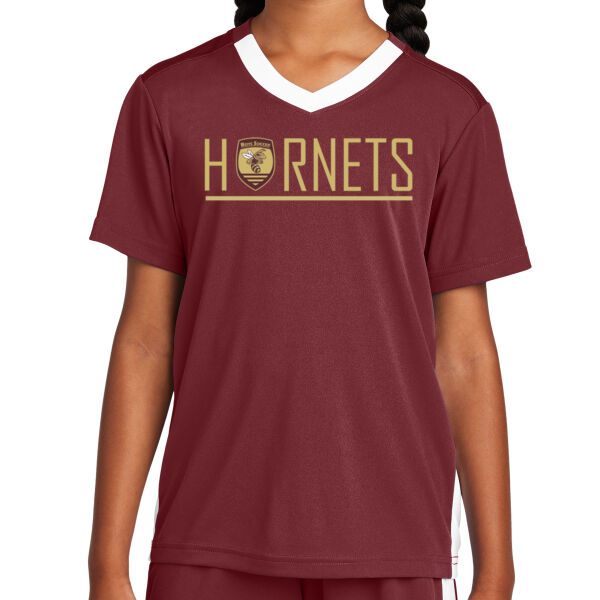 Hornets Badge - Youth Competitor United V Neck Thumbnail