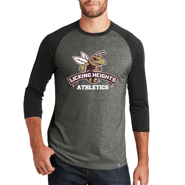 LH - Heritage Blend 3/4 Sleeve Baseball Raglan Tee Thumbnail