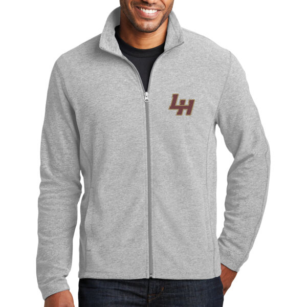 LH - Adult Heather Microfleece Jacket Thumbnail