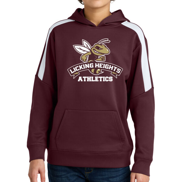 LH - Youth Sport Wick ® Fleece United Pullover Hoodie Thumbnail