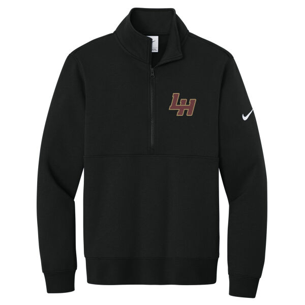 LH - Club Fleece Sleeve Swoosh 1/2 Zip Thumbnail